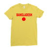 bangladesh international team national country Ladies Fitted T-Shirt