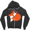 Sweety Fox Zipper Hoodie