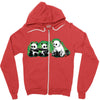 just a little paint Zipper Hoodie