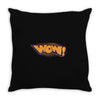efeck teks Throw Pillow