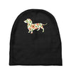 dachshund flower Baby Beanies