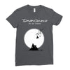 david gilmour on island Ladies Fitted T-Shirt