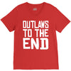 outlaws to the end 4 V-Neck Tee