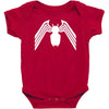 venom logo spiderman comic superhero cool Baby Bodysuit