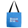 reagan bush '84 Tote Bags