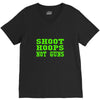 shoot hoops not guns V-Neck Tee