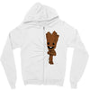 hidden groot [converted] Zipper Hoodie