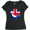 mod union jack, ideal gift, birthday present Women's Triblend Scoop T-shirt