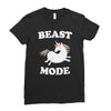 beast mode Ladies Fitted T-Shirt