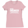 engineer funny Ladies Fitted T-Shirt