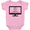 keep calm and watch gilmore girls Baby Bodysuit