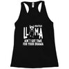 nurse lama Racerback Tank