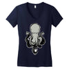 octopus Women's V-Neck T-Shirt