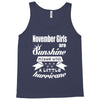 Noveber Girls Are Sunshine Mixed With A Little Hurricane Tank Top
