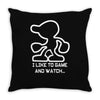 game and watch parody video game Throw Pillow