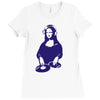 dj mona lisa Ladies Fitted T-Shirt
