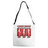 santa's grotto gentlemens club Adjustable Strap Totes