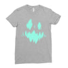 halloween face Ladies Fitted T-Shirt