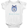 alpha wolf Baby Bodysuit