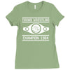 thumb wrestling champion 1984 Ladies Fitted T-Shirt