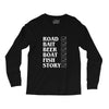 road bait beer boat fish story Long Sleeve Shirts