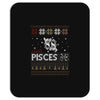 santa pisces christmas ugly t shirts Mousepad