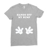 Hands off my Bump Ladies Fitted T-Shirt