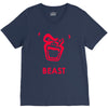 instinct attention gorilla beast V-Neck Tee