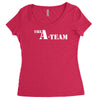 the a team Women's Triblend Scoop T-shirt