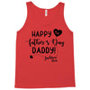 Happy First Father's Day Daddy Tank Top