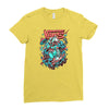 off the wall Ladies Fitted T-Shirt