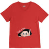 Peek a Boo V-Neck Tee