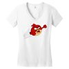 now with fists Women's V-Neck T-Shirt