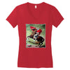 napoleon bonaparte stormtrooper funny retro Women's V-Neck T-Shirt