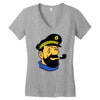 captain haddock tintin cartoon comic Women's V-Neck T-Shirt