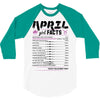 April Girl Facts Taurus 3/4 Sleeve Shirt