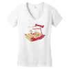 prehistorically pimped Women's V-Neck T-Shirt