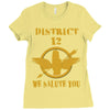 District 12 We Salute You Ladies Fitted T-Shirt