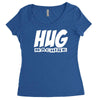 hug machine funny joke Women's Triblend Scoop T-shirt