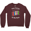 stop staring at my rack Crewneck Sweatshirt
