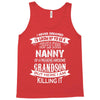 Super Cool Nanny Of A Freaking Awesome Grandson Tank Top