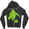 curling Zipper Hoodie