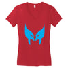 wolverine mask x men avengers marvel comics gift Women's V-Neck T-Shirt