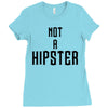 not a hipster Ladies Fitted T-Shirt
