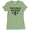 troublemaker Ladies Fitted T-Shirt