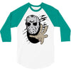 hockey mask halloween 3/4 Sleeve Shirt