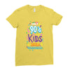 only 90s kids Ladies Fitted T-Shirt