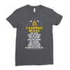 Camping Rules Ladies Fitted T-Shirt