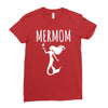 mermaid mom Ladies Fitted T-Shirt