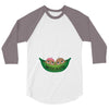 Two Peas In a Pod Twin Chocolate Babies 3/4 Sleeve Shirt